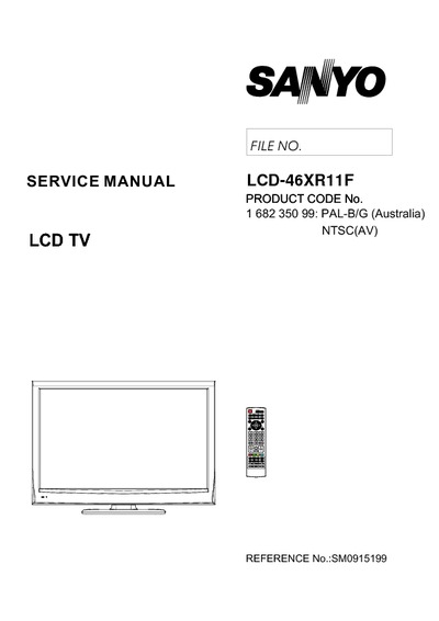 Sanyo LCD-46XR11F