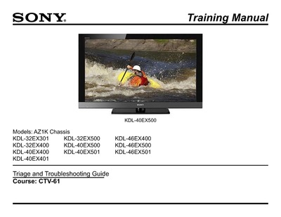 Sony AZ1K Training Manual