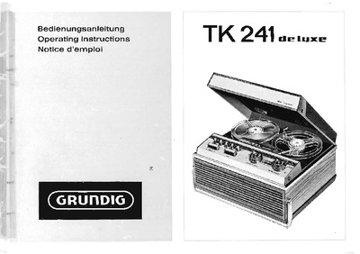 Grundig TK-241 Owners Manual