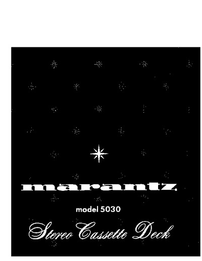 Marantz 5030 Service Manual