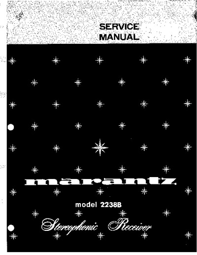 Marantz 2238-B Service Manual