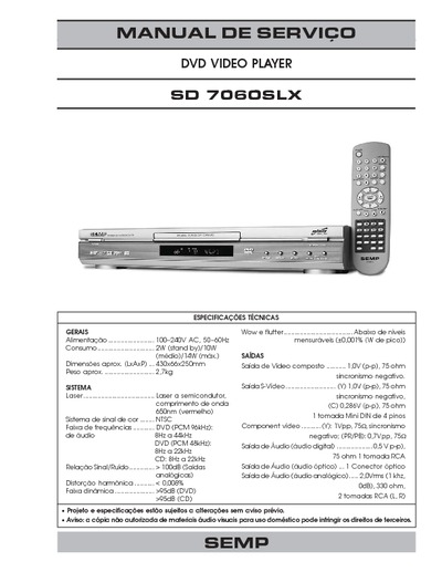 DVD SEMP SD-7060SLX