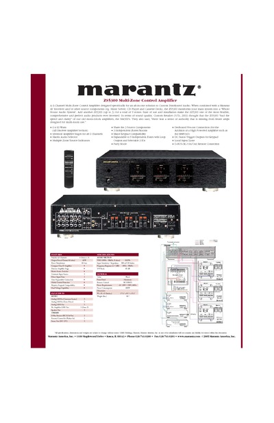 Marantz ZS-5300 Brochure
