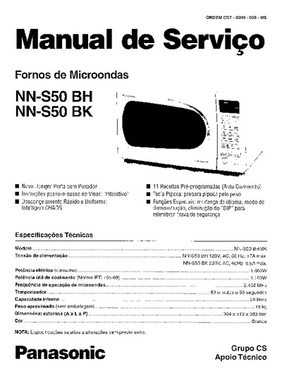 Panasonic NN-S50 BH BK