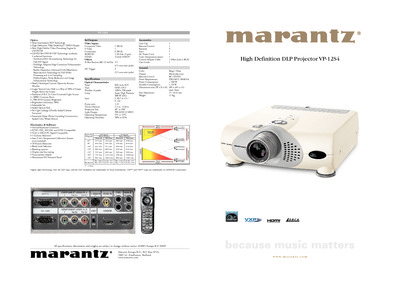 Marantz VP-12-S-4 Brochure