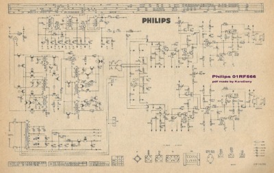 Philips 01RF566 Schematic