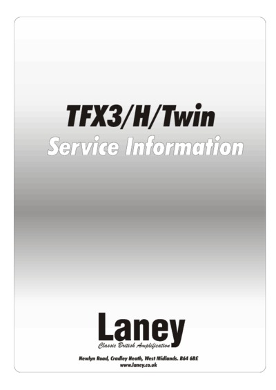 Laney TFX3 H TWIN