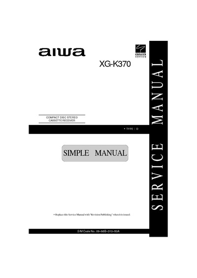 Aiwa XG-K730D