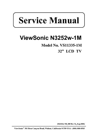 Viewsonic N3252W-1M Rev.1b