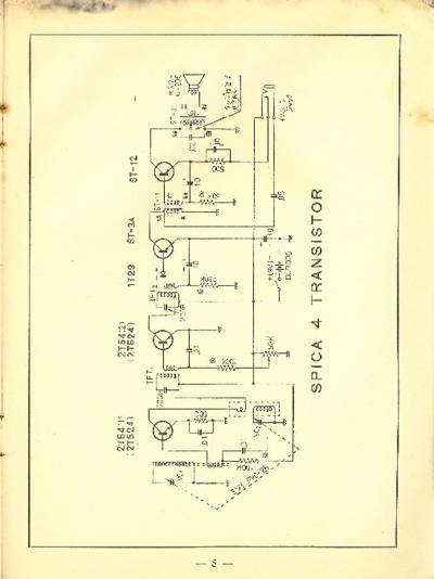 Spica 4 transistor