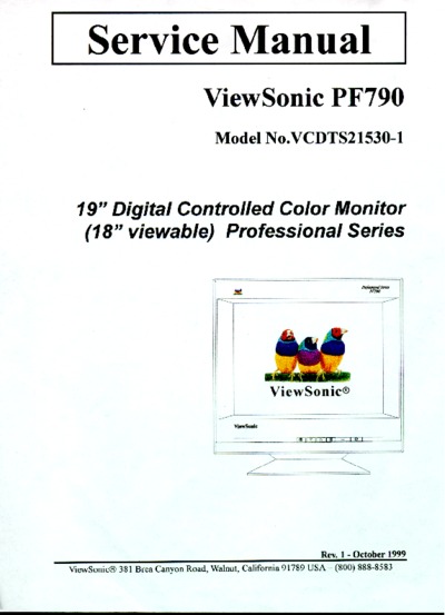 Viewsonic PF790 Monitor