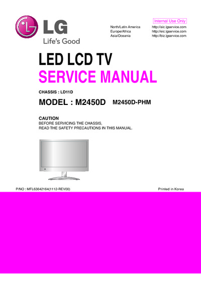 LG M2450D Chassis LD11D