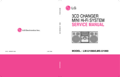LG LM-U1060 Mini Hi-Fi System