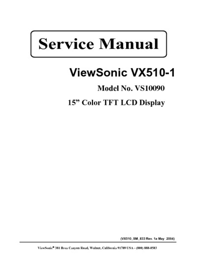 ViewSonic VX510-1