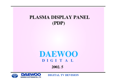 Daewoo Plasma Training