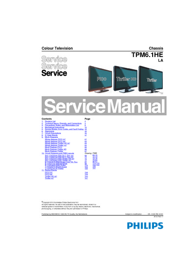 Philips 32PFL3233D TPM6.1HE