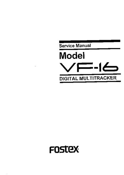FOSTEX VF-16 HD-Recorder
