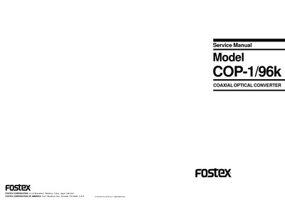 FOSTEX cop1-96