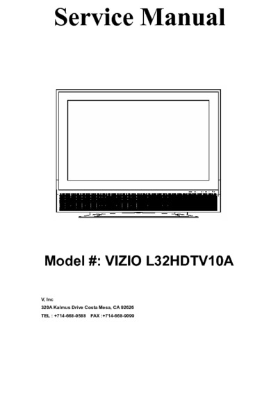 VIZIO L32HDTV10A