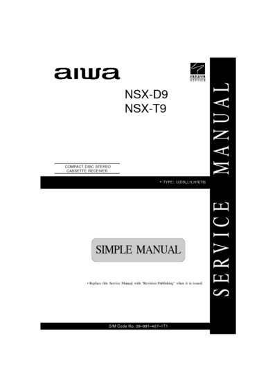 AIWA NSX-D9, NSX-T9