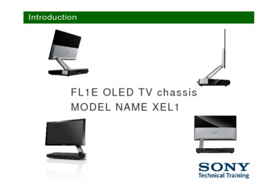 Sony XEL-1 chassis FL1E OLED Training