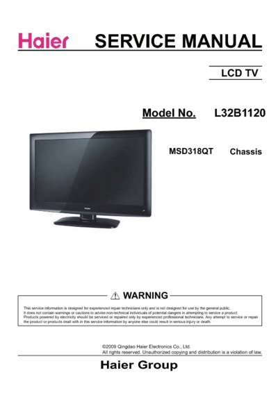 Haier L32B1120 LCD