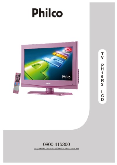 Philco PH19R2 LCD VERSAO A