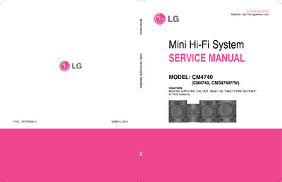 LG CM4740 Mini Hi-Fi