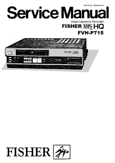 Fisher FVHP-715 VCR