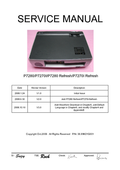 Acer P7270i, P7280