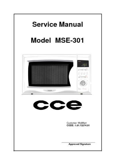 CCE MSE-301 Microwave