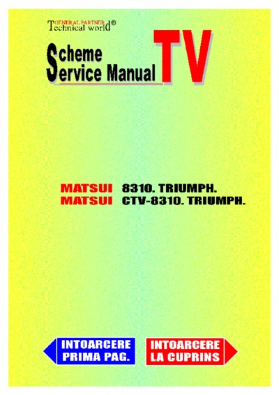 MATSUI  CTV8310 TRIUMPH