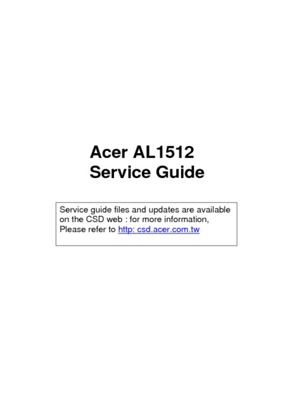 Acer AL1512sg