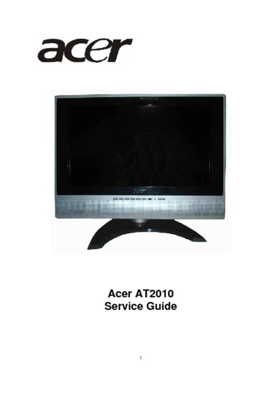Acer at2010 LCD TV