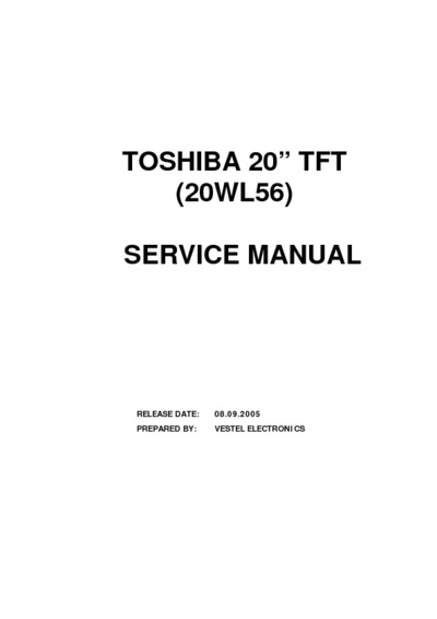 TOSHIBA 20WL56