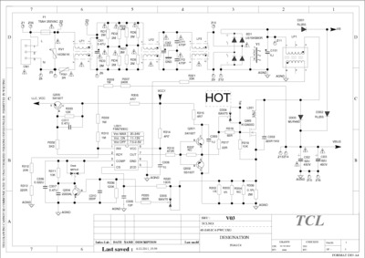 TCL 40-E461C4 PWC1XG Power Schematic