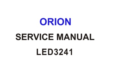 Orion LED3241 Chassis CV181H-B