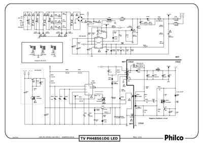 Philco PH48S61DG LED PSU