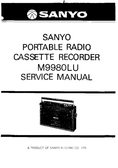 SANYO M9980LU