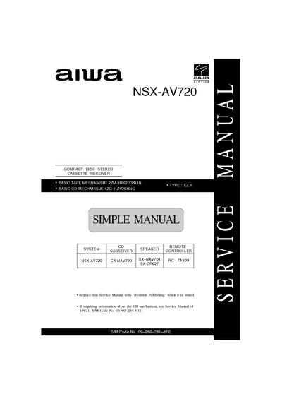 AIWA NSX-AV270