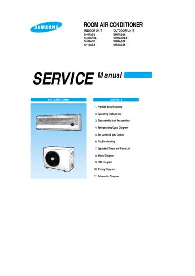 Samsung SH07 09 12 ASService Manual