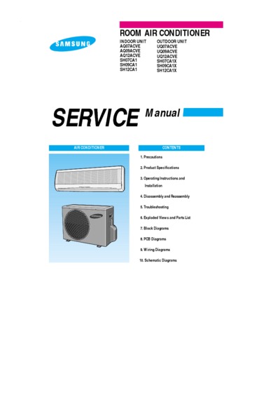 Samsung SH07 09 12 CA1 Service Manual