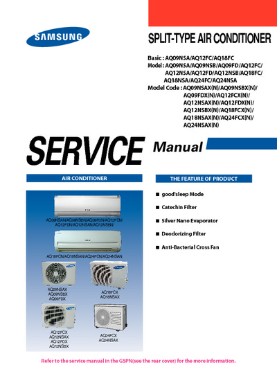 Samsung AQ09 12 FDN Service Manual
