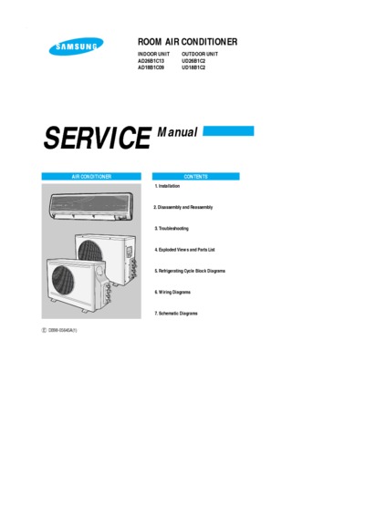 Samsung AD 18 26 B1C Service Manual