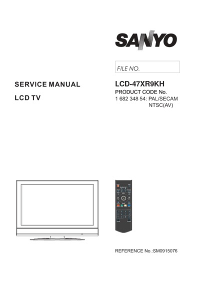 Sanyo LCD-47XR9KH