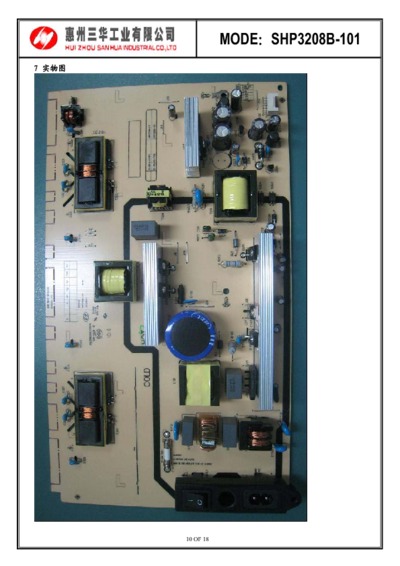 TCL LCD-32M95HD Fuente SHP3208B-101