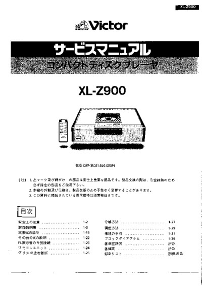 JVC XLZ900