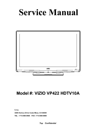 Vizio VP422HDTV10A