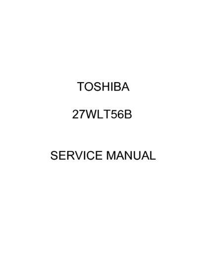 Toshiba 27WLT56B