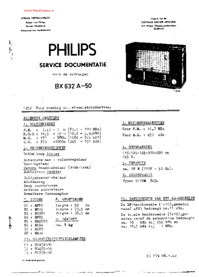 PHILIPS BX632A